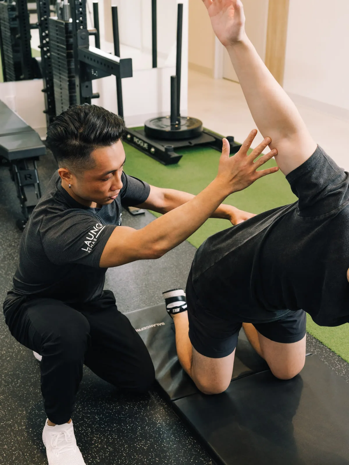 Treatment in studio
