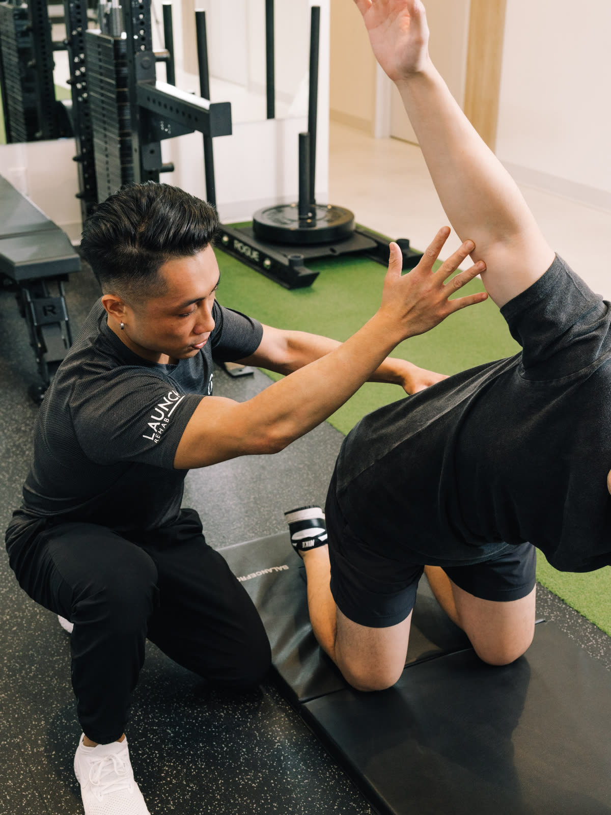 Treatment in studio